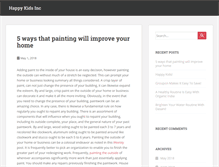 Tablet Screenshot of happykidsincblog.com